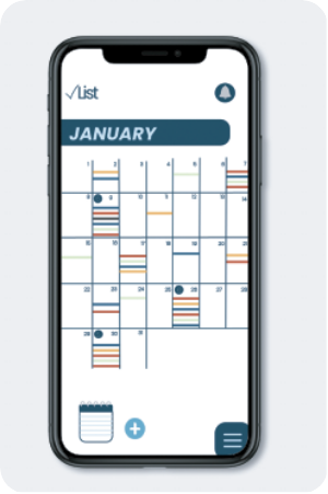 calendar mobile screen